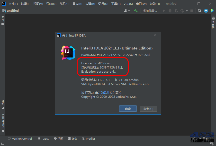 IntelliJ IDEA_2021.3.3 Ultimate 永久激活版