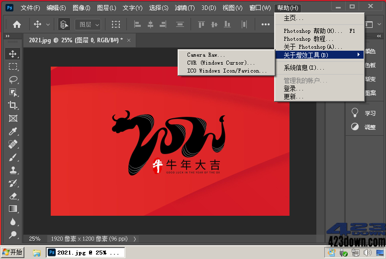 Adobe Photoshop2020 21.2.12 绿色精简版