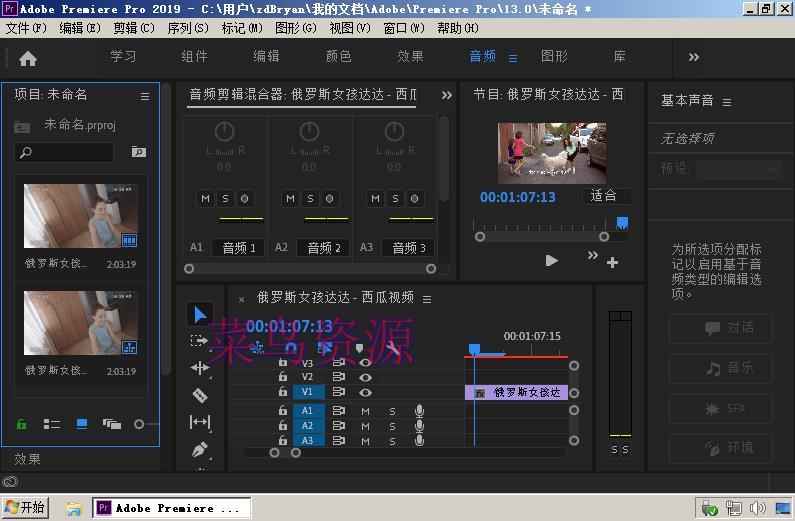 Premiere Pro 2019 (v13.1.5.47) 绿色精简版