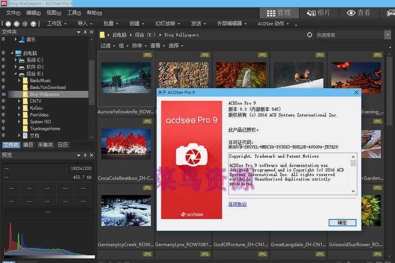 ACDSee Pro v9.3 Build546 汉化补丁