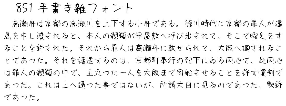 851Handwritten Miscellaneous 字体,手写体,杂项体:赋予设计无限可能