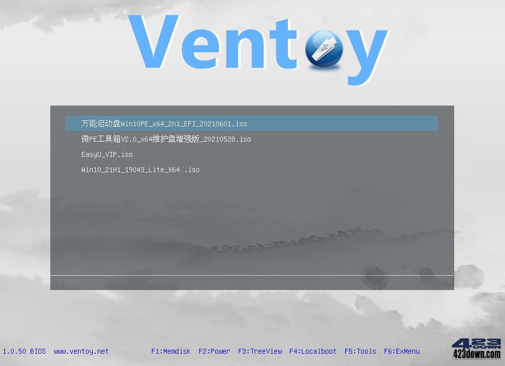 Ventoy中文版(装机神器u盘启动工具) v1.0.98