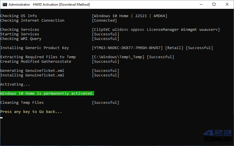Microsoft Activation Scripts v2.6.0 (MAS)