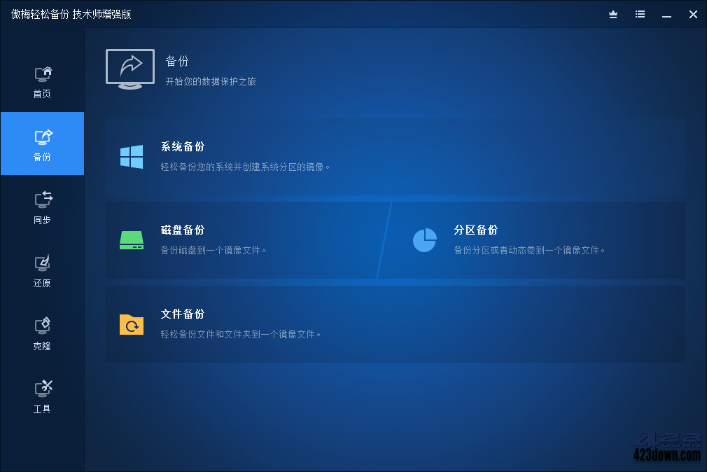 傲梅轻松备份破解版AOMEI Backupper 7.3.5