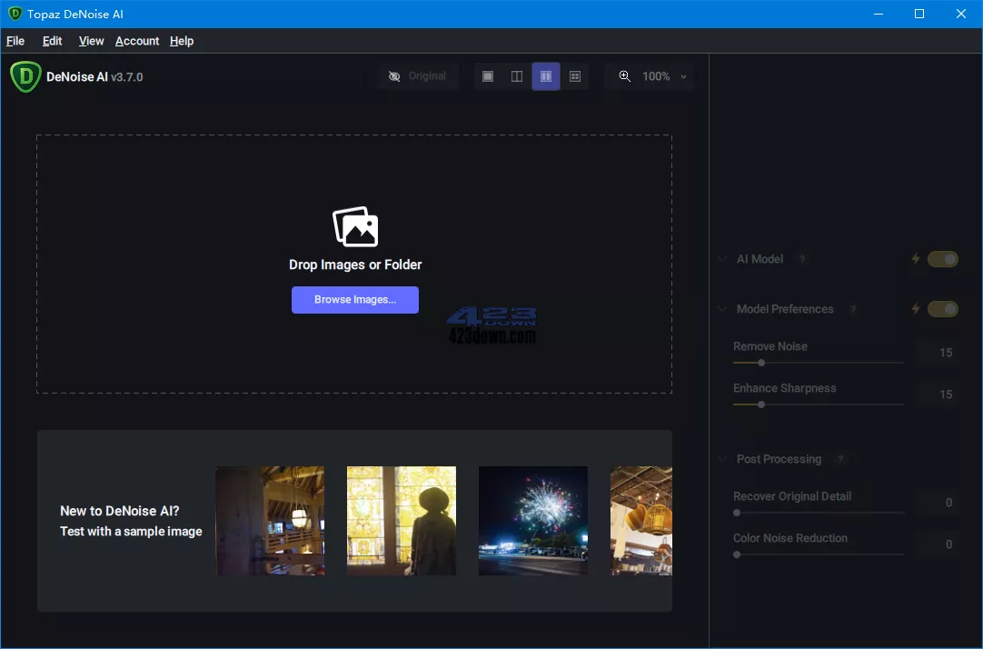 图像降噪软件Topaz DeNoise AI破解版 3.7.2
