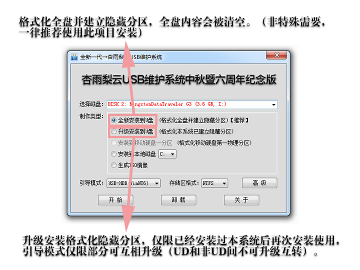 杏雨梨云USB维护系统中秋暨六周年纪念版