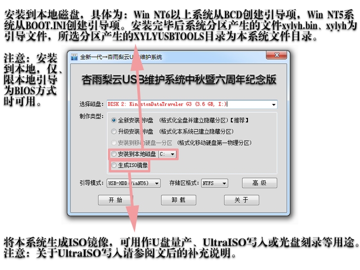 杏雨梨云USB维护系统中秋暨六周年纪念版