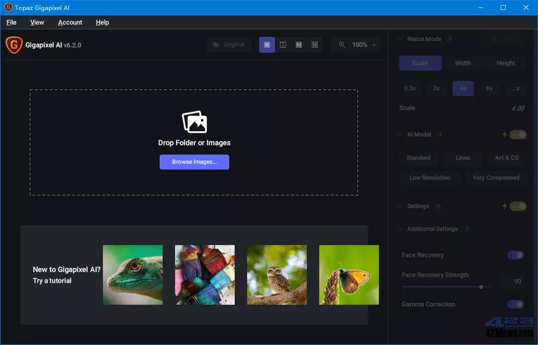 Topaz Gigapixel AI破解版v7.2.2 绿色便携版