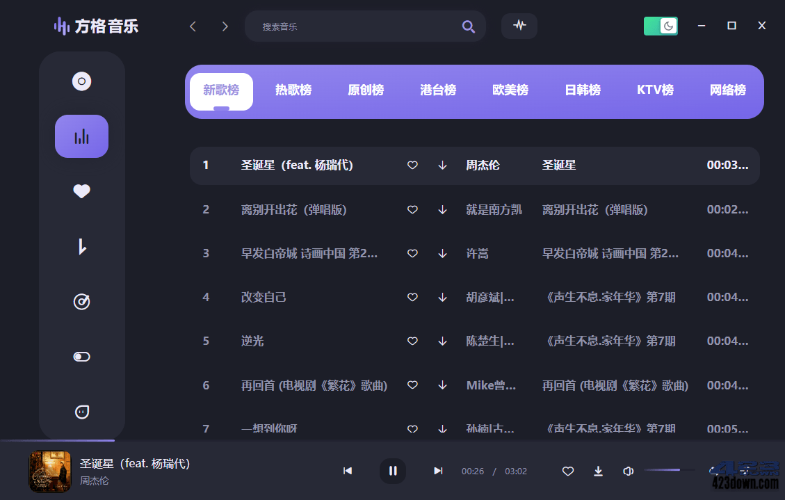 方格音乐PC版(无损音乐播放器)1.5.4 去广告版