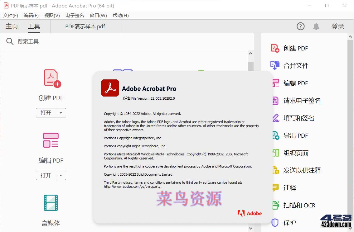 Acrobat Pro DC2024.002.20857绿色便携版