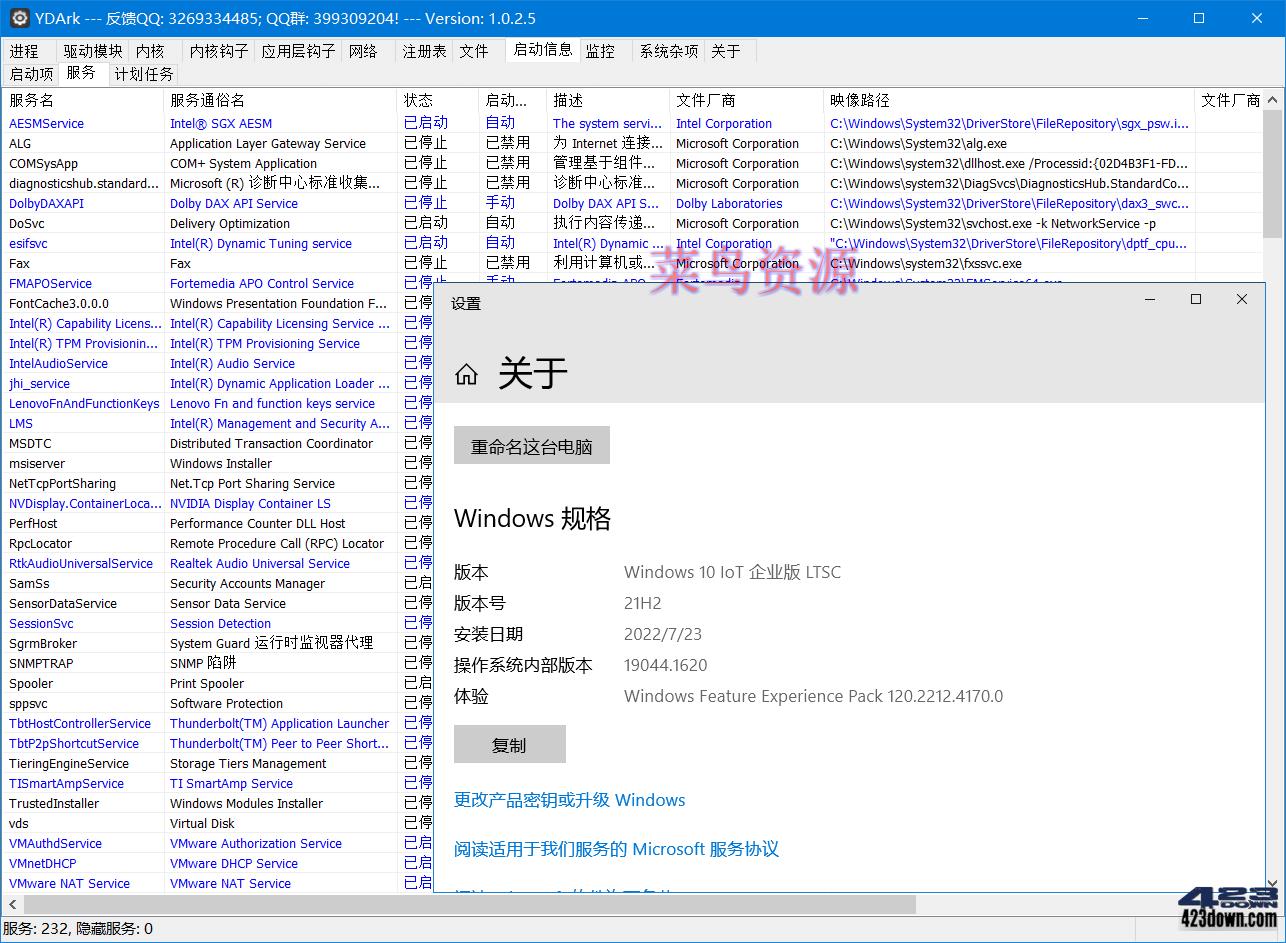 YDArk(ARK工具) v1.0.3.3 x64 系统内核工具