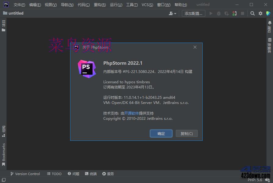 PhpStorm2022中文激活版v2022.3.3 正式版