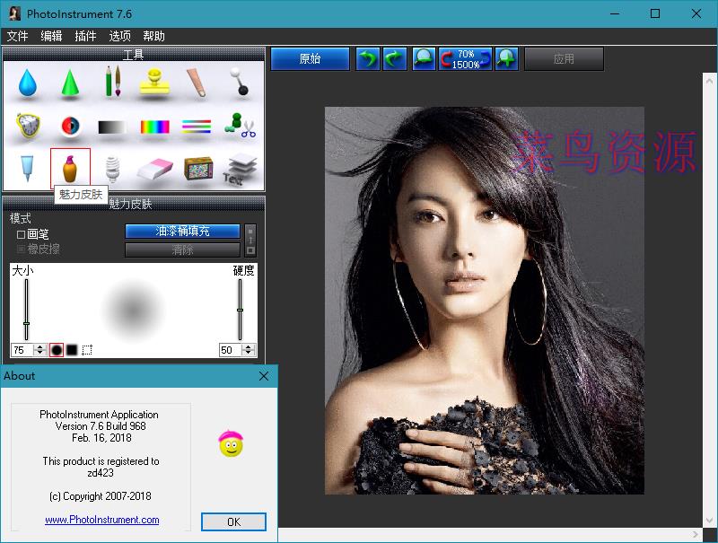 PhotoInstrument v7.6.968 绿色特别版本