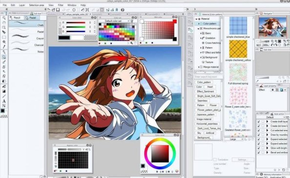 Clip Studio Paint EX v2.3.4专业绘画与设计软件CSP绘图软件2D、3D建模区域解锁【开心版】