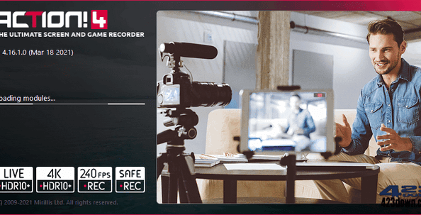 Mirillis Action中文破解版v4.39.1绿色便携版