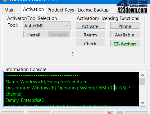 老牌KMS激活工具 Microsoft Toolkit_v2.7.3