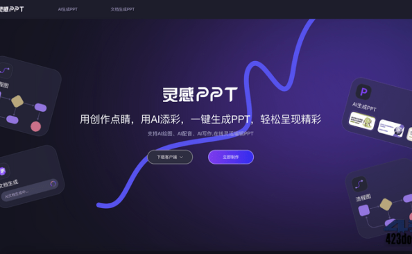 很变态!但能免费Ai绘图,一键生成PPT的AI工具