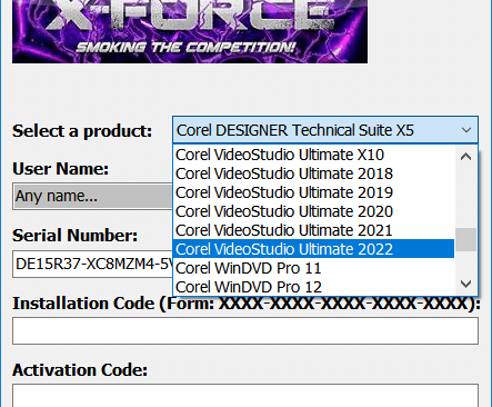 Corel Products KeyGen 2022 by X-FORCE – 423Down
