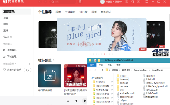 网易云音乐PC版v2.10.11.201538 绿色便携版 – 423Down