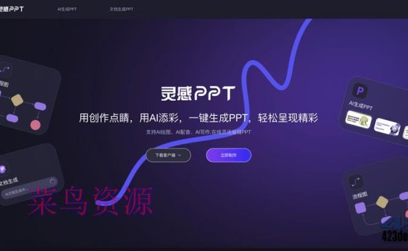 很变态!但能免费Ai绘图,一键生成PPT的AI工具