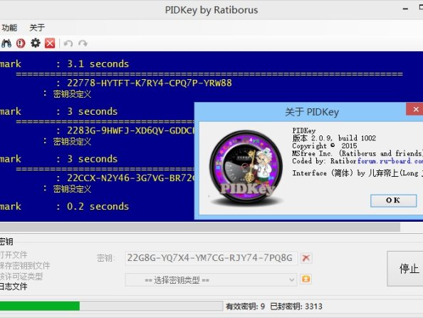 激活密钥批量检测工具 PIDKey v2.1.2.1017
